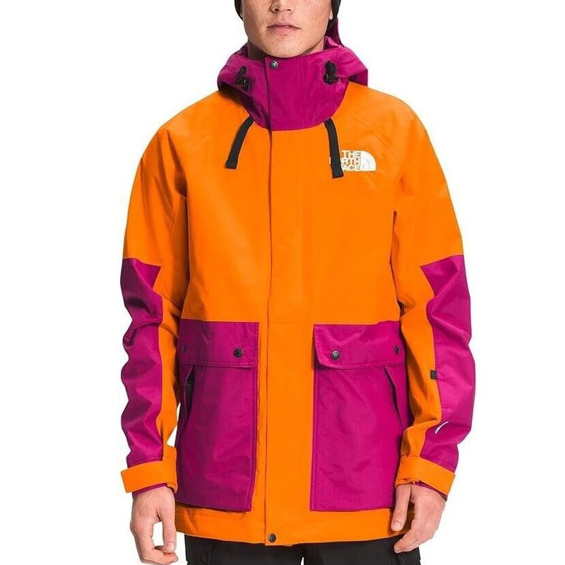 TNF Balfron Colorblock Waterproof Windbreaker Jacket Orange Men NF0A4QXC-1K7 圖 4