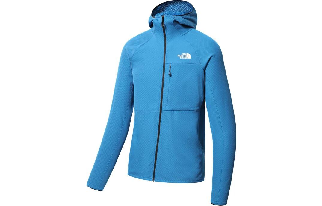 TNF Banff Blue Logo Print Long-Sleeve Jacket NF0A5J7S-M19