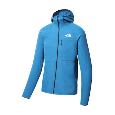 TNF Banff Blue Logo Print Long-Sleeve Jacket NF0A5J7S-M19