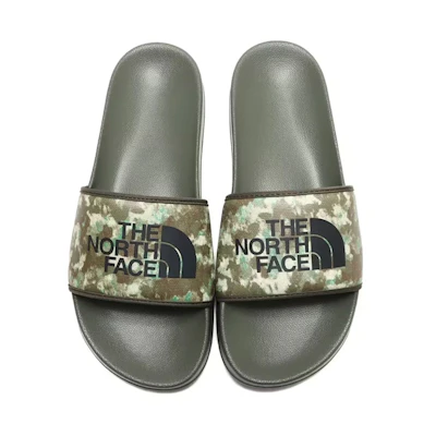 The North Face Base Camp Slide III Green Camo