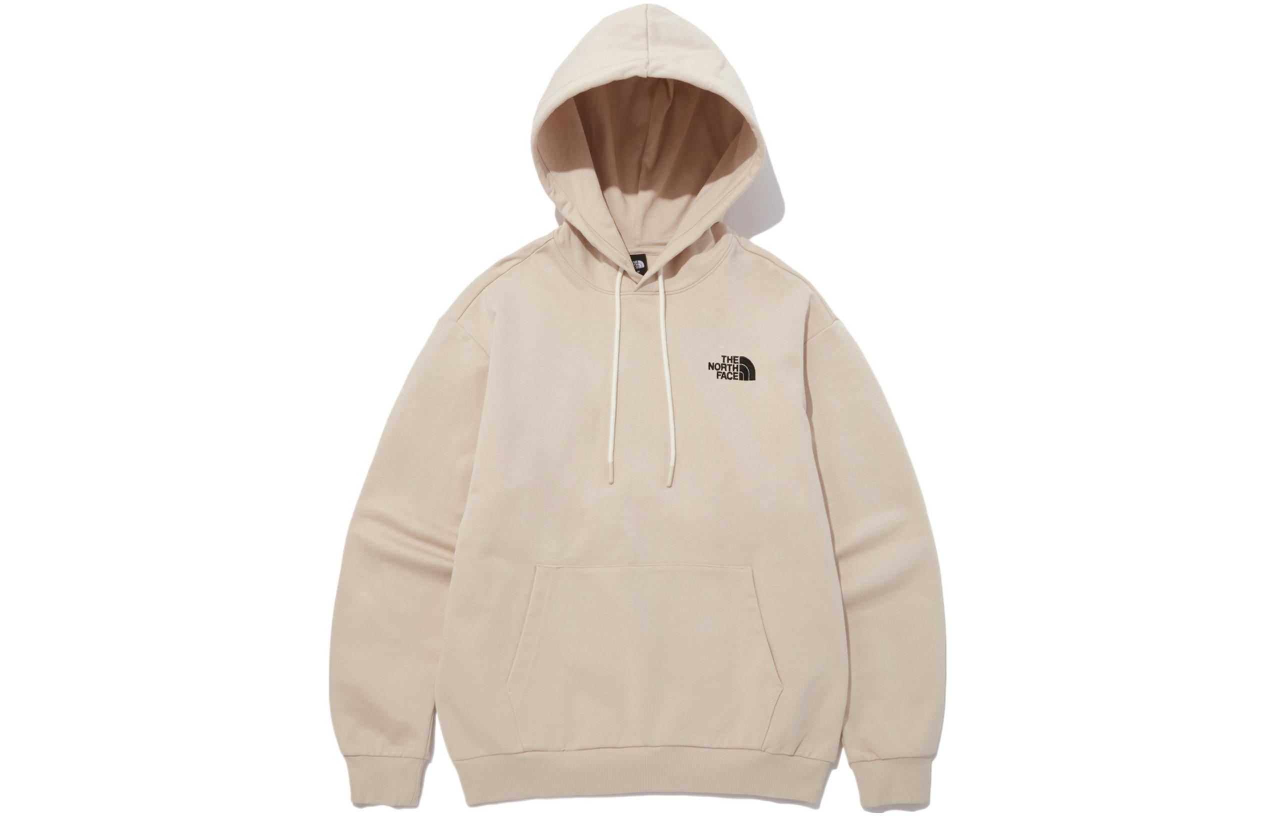TNF Beige Embroidered Logo Hoodie NM5PP40D