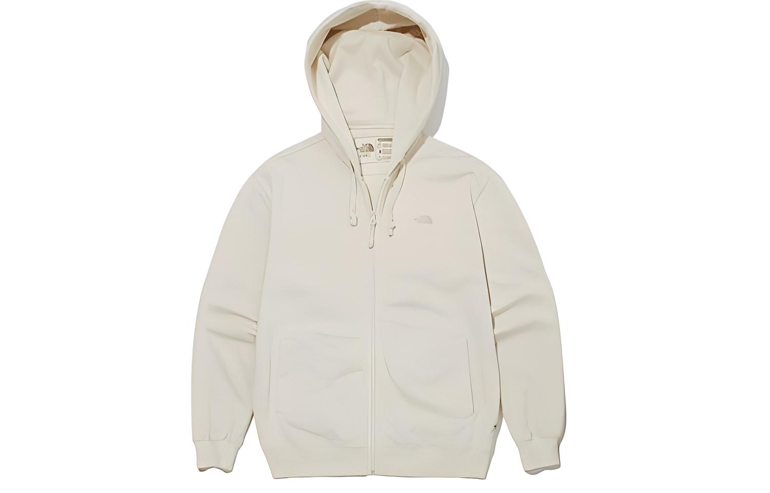 TNF Beige Full-Zip Hoodie Jacket NJ5JL54J