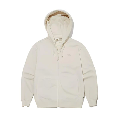TNF Beige Full-Zip Hoodie Jacket NJ5JL54J