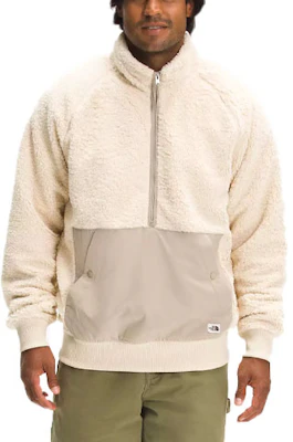 The North Face Beige Half-Zip Fleece Jacket with Color Block Pocket NF0A5A82-RB6 Buy The North Face Beige Half-Zip Fleece Jacket with Color Block Pocket NF0A5A82-RB6