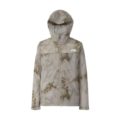 TNF Beige Logo Camo Full-Zip Hoodie Jacket NP12307-DE