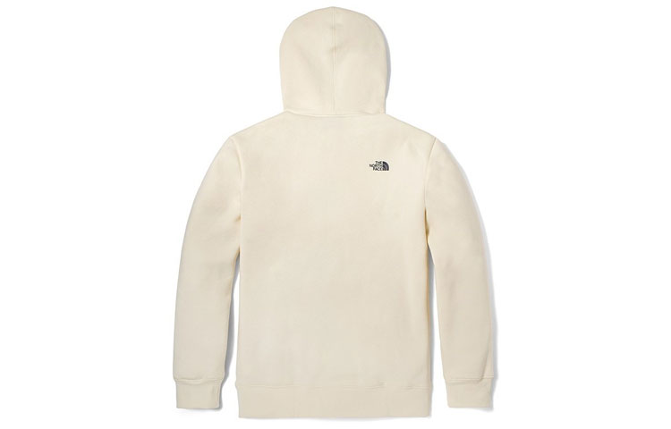 TNF Beige Logo Fleece Hoodie Winter Couples' Outdoor Casual Wear. NF0A7W8K-N3N 圖 3