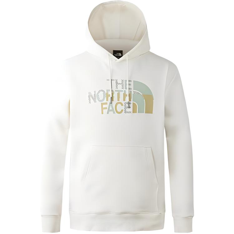 TNF Beige Logo Hoodie Unisex Outdoor Casual Wear NF0A8AKX-N3N