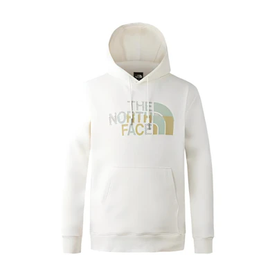 TNF Beige Logo Hoodie Unisex Outdoor Casual Wear NF0A8AKX-N3N