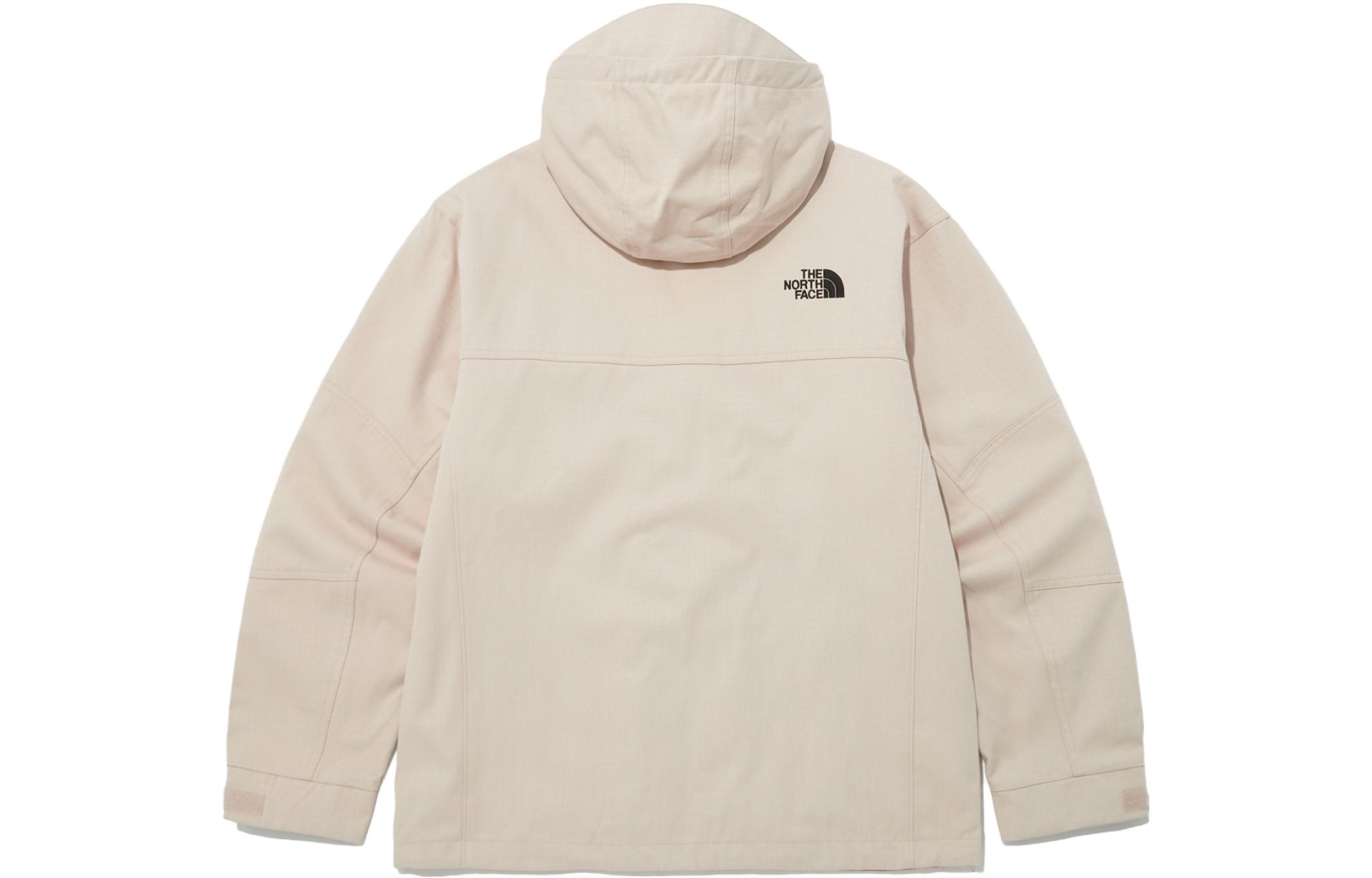 TNF Beige Multi-Pocket Hooded Utility Jacket NJ3BP05A 圖 3