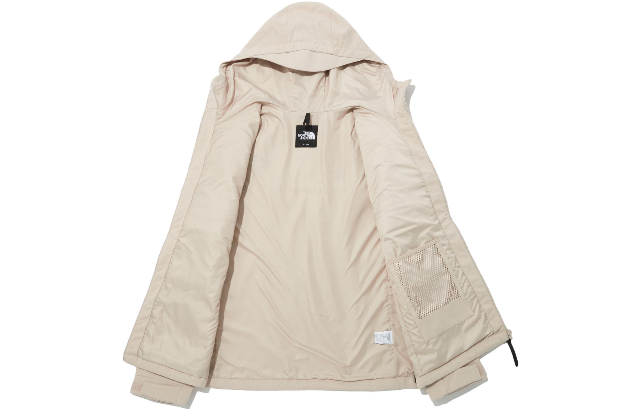 TNF Beige Multi-Pocket Hooded Utility Jacket NJ3BP05A 圖 4