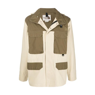 TNF Beige Multi-Pocket Outdoor Zip-Up Hoodie Jacket NF0A7Q9M-51K