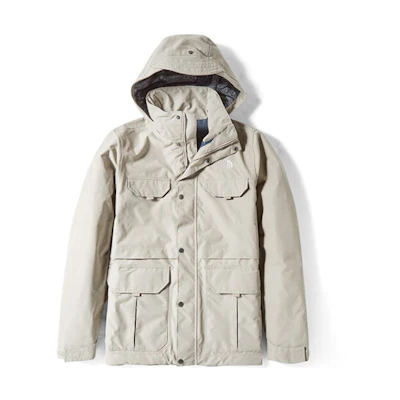 TNF Beige Outdoor Waterproof Multi-Pocket Jacket 4979-ZBV