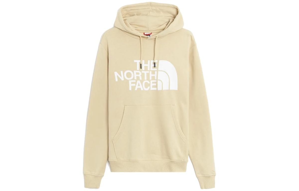 TNF Beige Pullover Hoodie with Logo Print NF0A3XYD-3X4