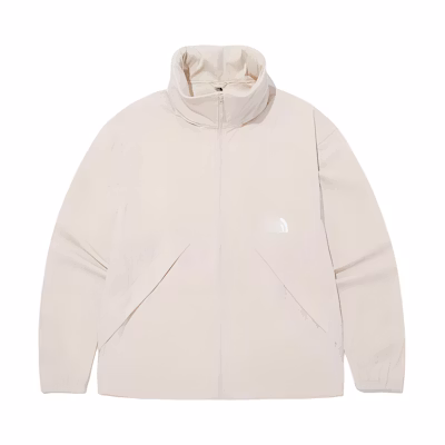 TNF Beige Solid Slim Fit Long-Sleeve Jacket NJ3LQ02D