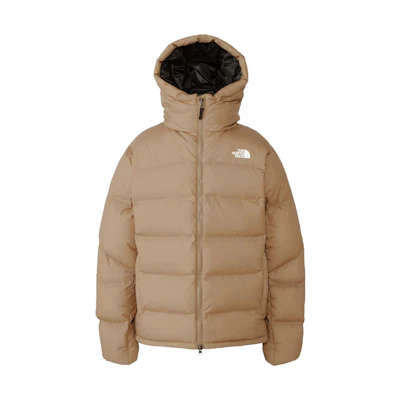 TNF Belayer Parka Logo Hooded Down Jacket Khaki ND92215-KT
