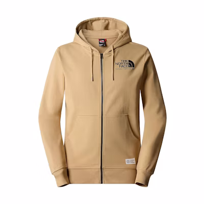 TNF Berkeley California Logo Hoodie Full-Zip Khaki NF0A7X1U-LK5