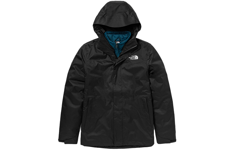 TNF Black 3-in-1 Detachable Hooded Winter Hiking Jacket NF0A4U7M-U6Y