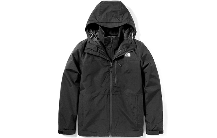 TNF Black 3-in-1 Jacket: Waterproof, Windproof, Breathable 4R2H-KX7