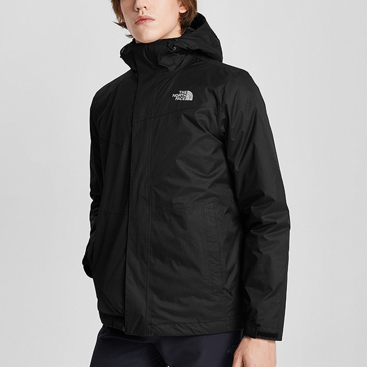 THE NORTH FACE Black 3-in-1 Waterproof Hooded Jacket Winter Outdoor 4U7M-KX7 圖 6