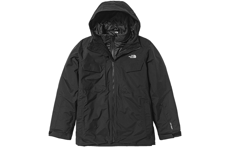 TNF Black 3-in-1 Waterproof Windproof Hooded Jacket NF0A3M4M-UU7