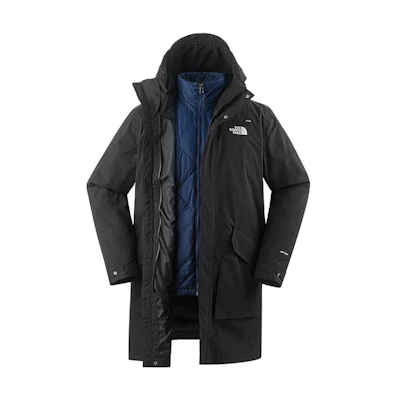TNF Black 3-in-1 Waterproof Windproof Insulated Jacket NF0A7QT5-92H