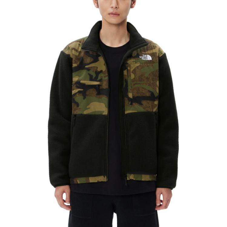TNF Black Camo Zip-Up Stand Collar Jacket Long Sleeve NA72333-TF 圖 4