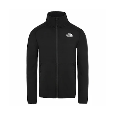 TNF Black Casual Jacket with Solid Color & Embroidered Logo - NF0A3YG1-JK3