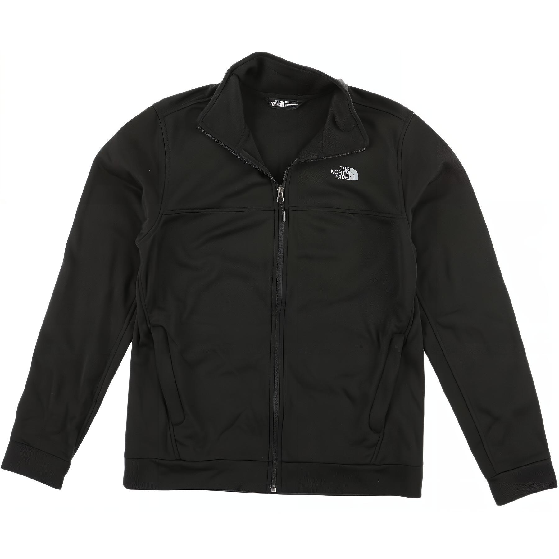 TNF Black Cinder Full-Zip Jacket with Logo Print NF0A3RT1-JK3