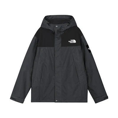 TNF Black Colorblock Logo Embroidered Hooded Jacket NI3BN51J