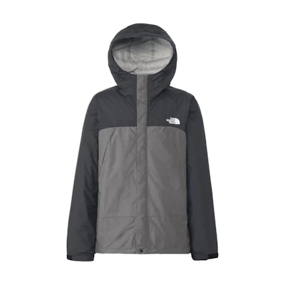 TNF Black Colorblock Logo Print Zip-Up Hooded Jacket NP61930-SK