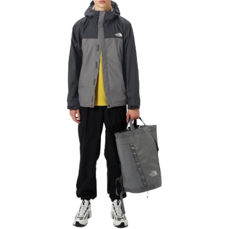 TNF Black Colorblock Logo Print Zip-Up Hooded Jacket NP61930-SK 圖 4