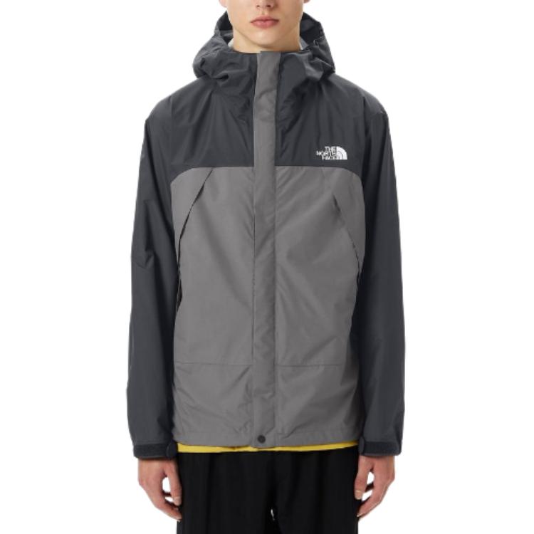 TNF Black Colorblock Logo Print Zip-Up Hooded Jacket NP61930-SK 圖 5