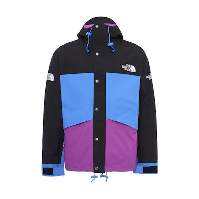 TNF Black Colorblock Logo Waterproof Windproof Jacket NF0A7UR9-UV7