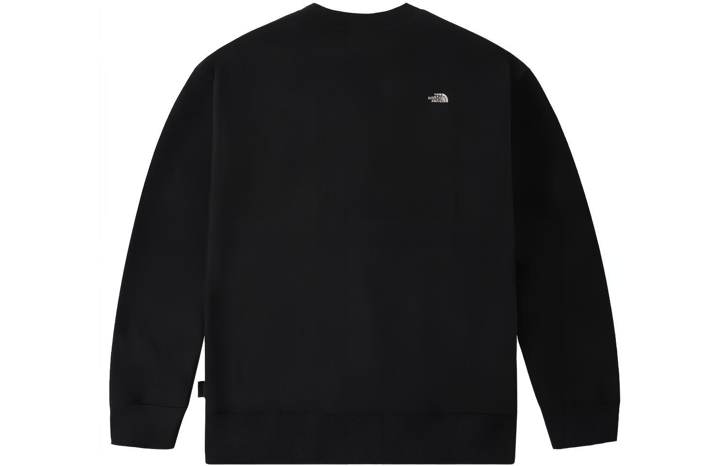 TNF Black Crewneck Graphic Long-Sleeve Sweatshirt NF0A83PU-JK3