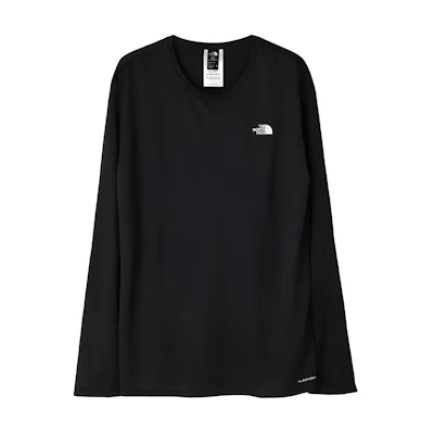 TNF Black Crewneck Logo Print Loose-Fit Sweatshirt NF0A82X8-JK3