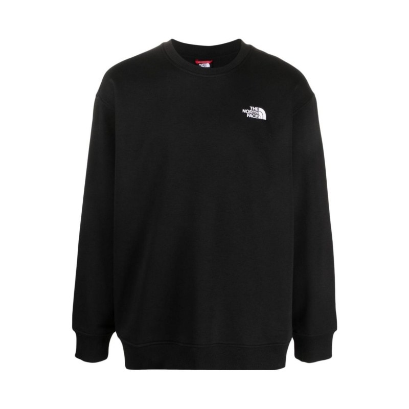 TNF Black Crewneck Logo Printed Sweatshirt NF0A7ZJA-JK3