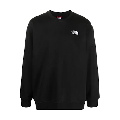 TNF Black Crewneck Logo Printed Sweatshirt NF0A7ZJA-JK3