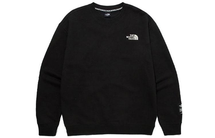 TNF Black Crewneck Logo Sweatshirt Unisex NM5MM52A 圖 2