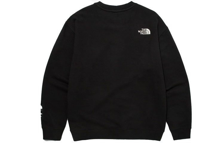 TNF Black Crewneck Logo Sweatshirt Unisex NM5MM52A 圖 3