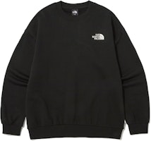 The North Face Black Crewneck Printed Fleece Sweatshirt - Stylish & Cozy NM5MN90A The North Face Black Crewneck Printed Fleece Sweatshirt - Stylish & Cozy NM5MN90A