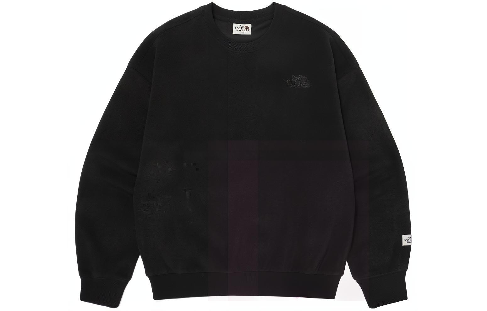 TNF Black Crewneck Slim Fit Sweatshirt NM5MQ06J