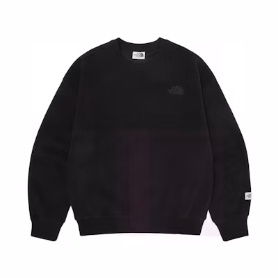 TNF Black Crewneck Slim Fit Sweatshirt NM5MQ06J