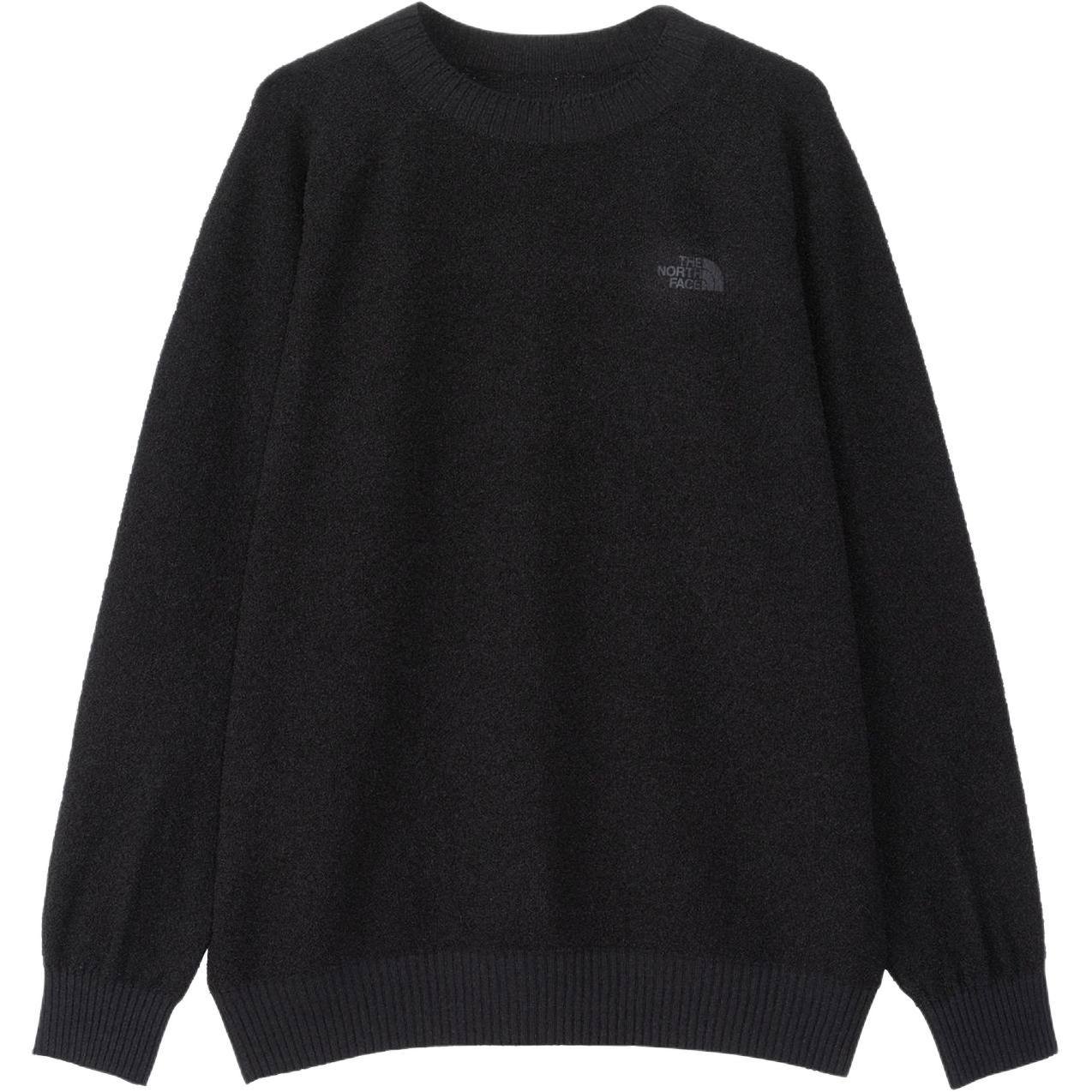 TNF Black Crewneck Sweatshirt Unisex - Breathable & Comfortable Activewear NT12499R-K