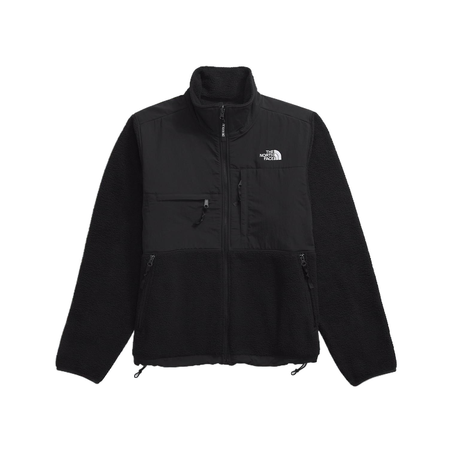 The North Face Black Denali Vintage Logo Embroidery Zip Jacket NF0A88XH-JK3