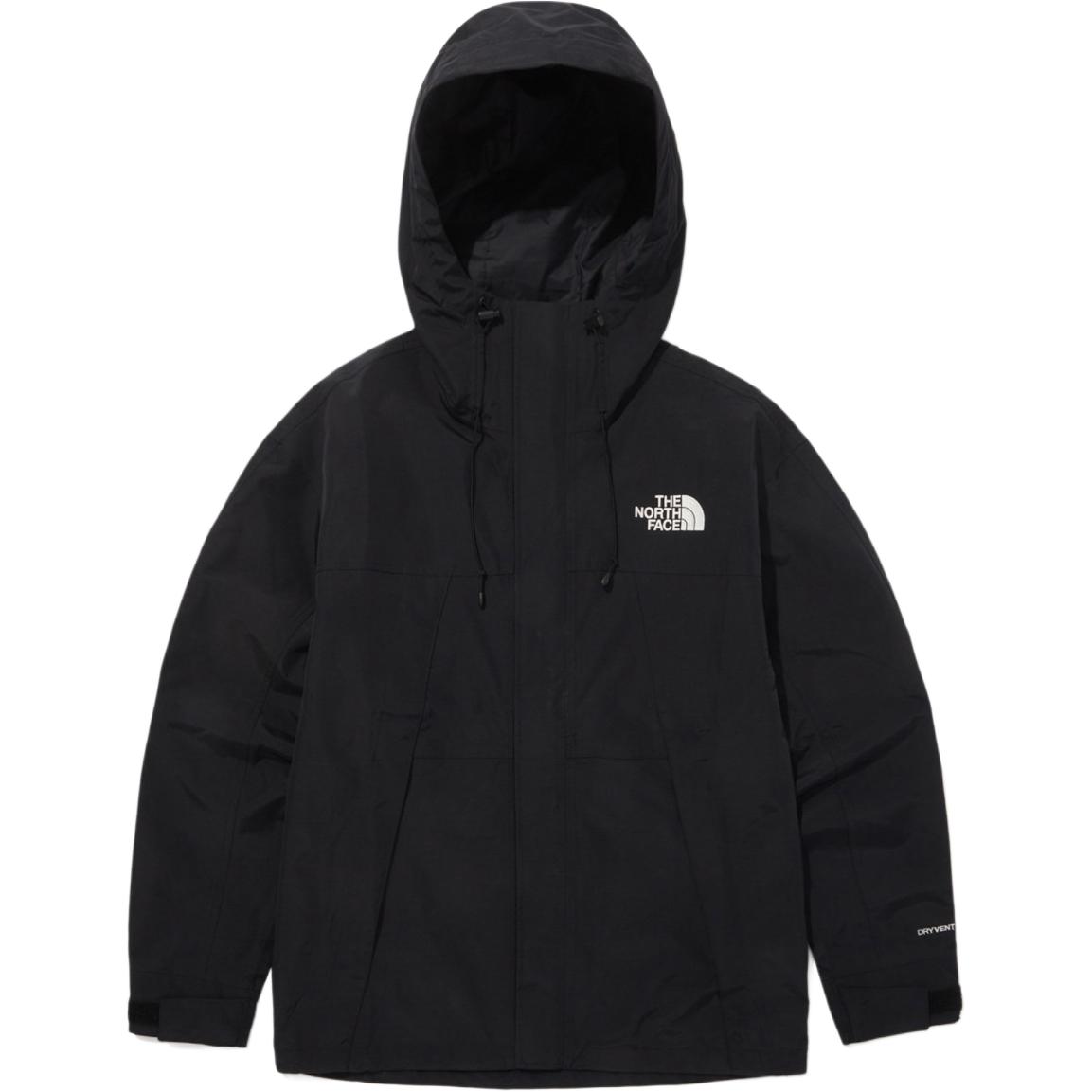 Buy The North Face Black Drvent Fabric Hard Shell Waterproof Windproof Jacket NJ2HQ55A