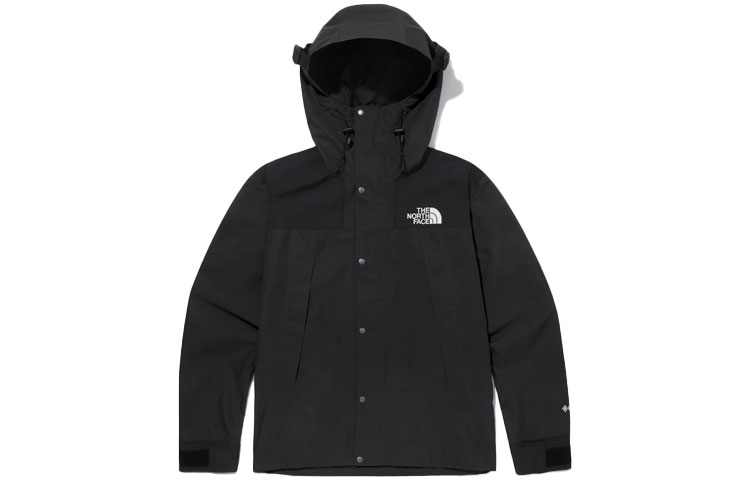 TNF Black Eco GTX Logo Print Hooded Jacket NJ2GN00B