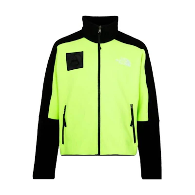 TNF Black Embroidered Chest Patchwork Zip Pocket Jacket NF0A5J5HD6SD6S