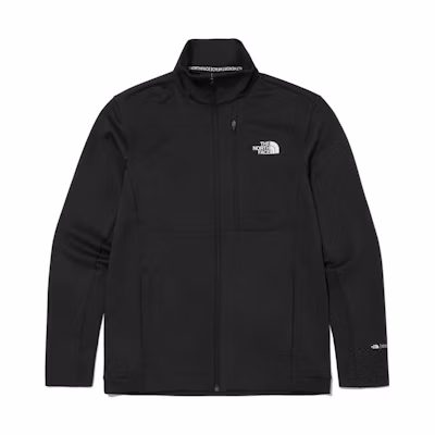 TNF Black Embroidered Logo High Neck Zip Jacket Unisex NJ5JM50A