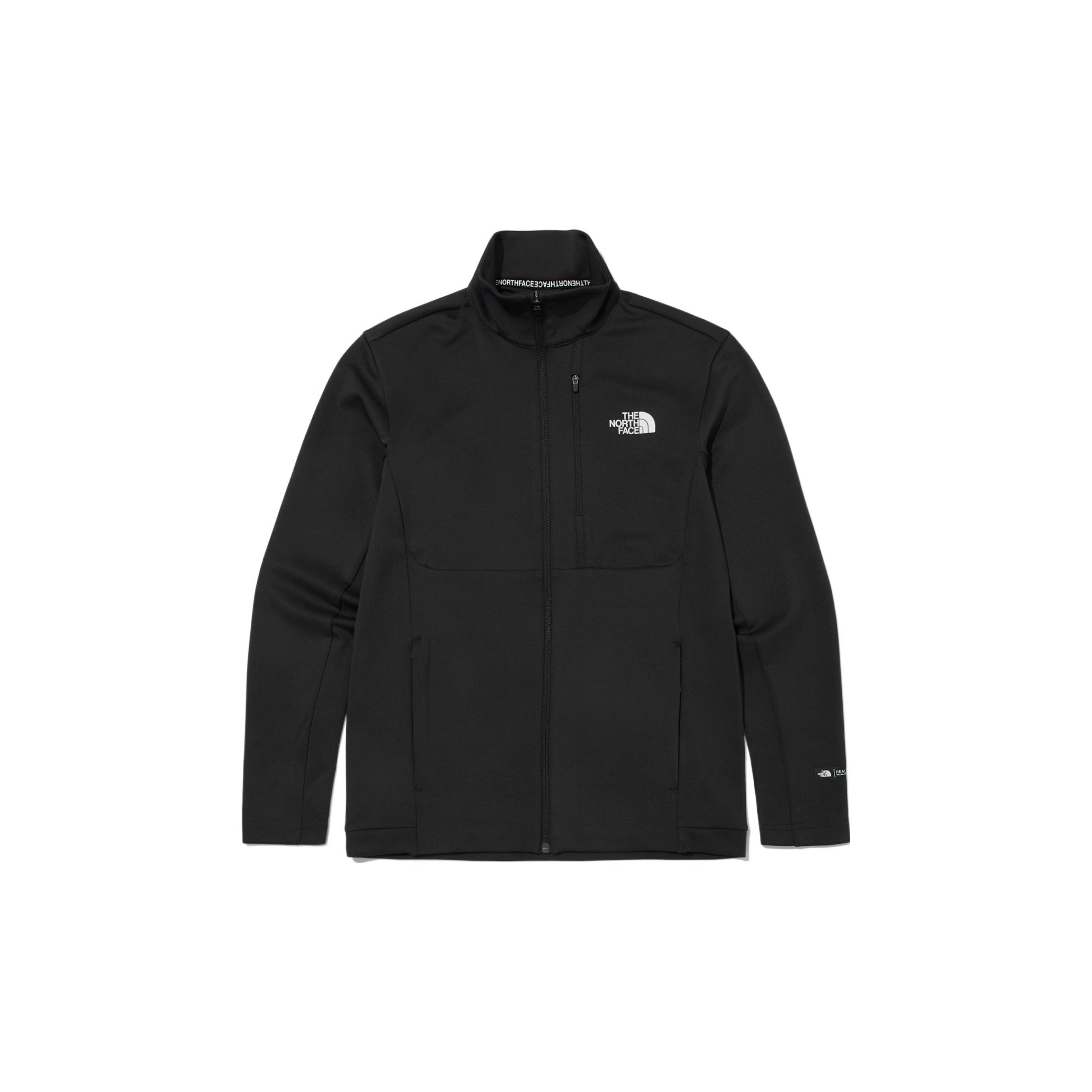 TNF Black Embroidered Logo High Neck Zip Jacket Unisex NJ5JM50A 圖 2