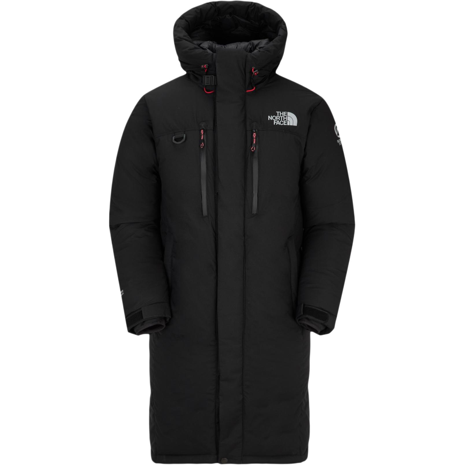 TNF Black Embroidered Logo Hooded Down Jacket NC1DQ99A